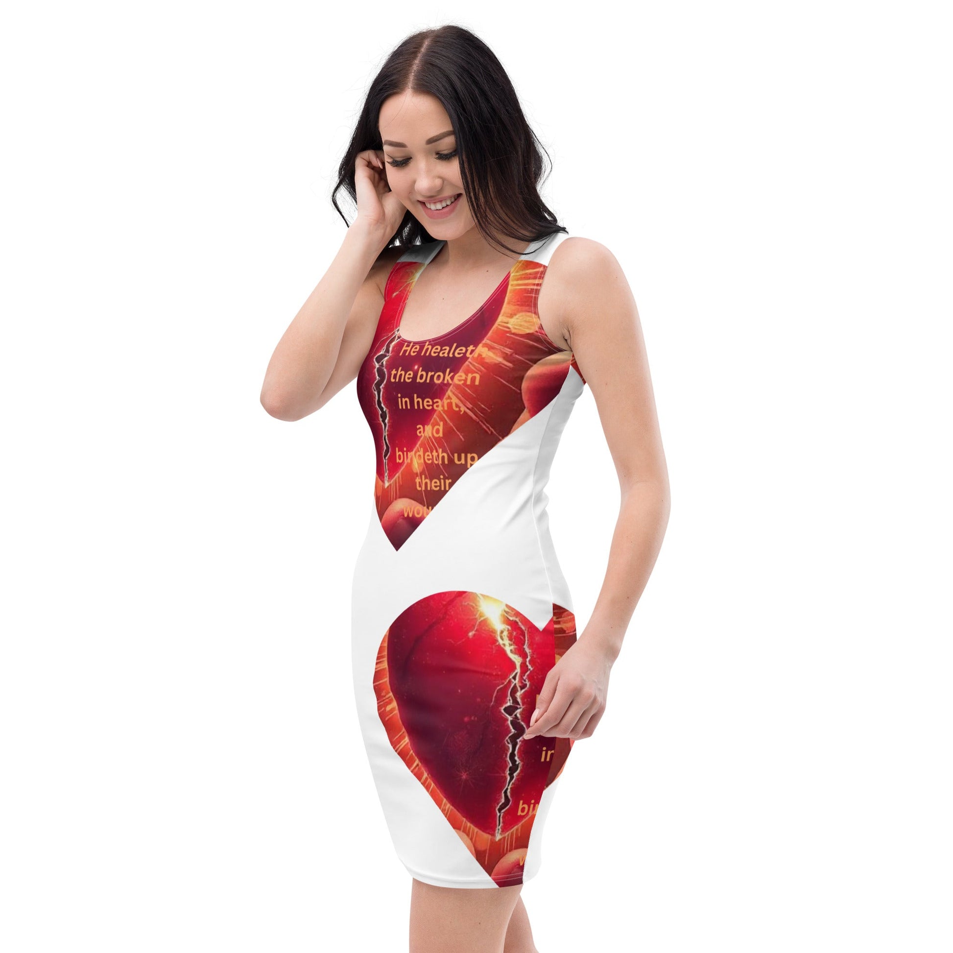 broken hearted Bodycon dress