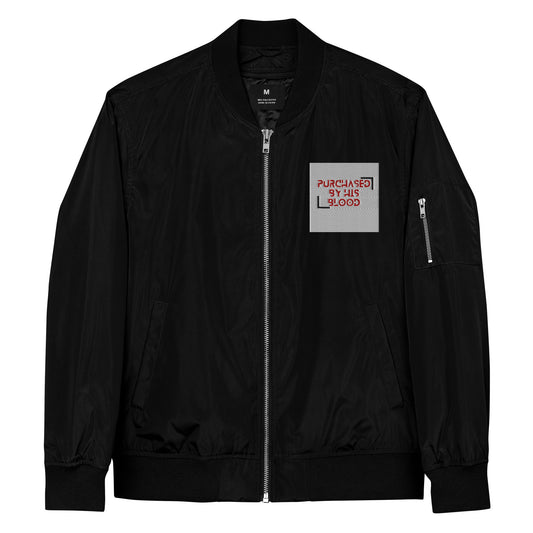 blood Premium recycled bomber jacket